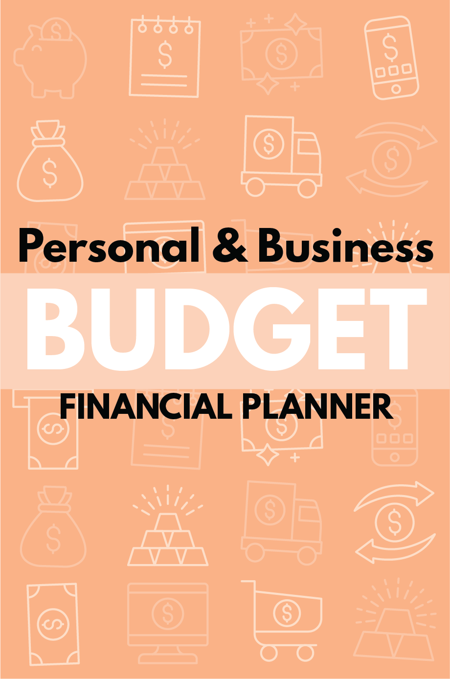 Personal and Business Budget Financial Planner: Orange 1 Budget Financial Planner Green