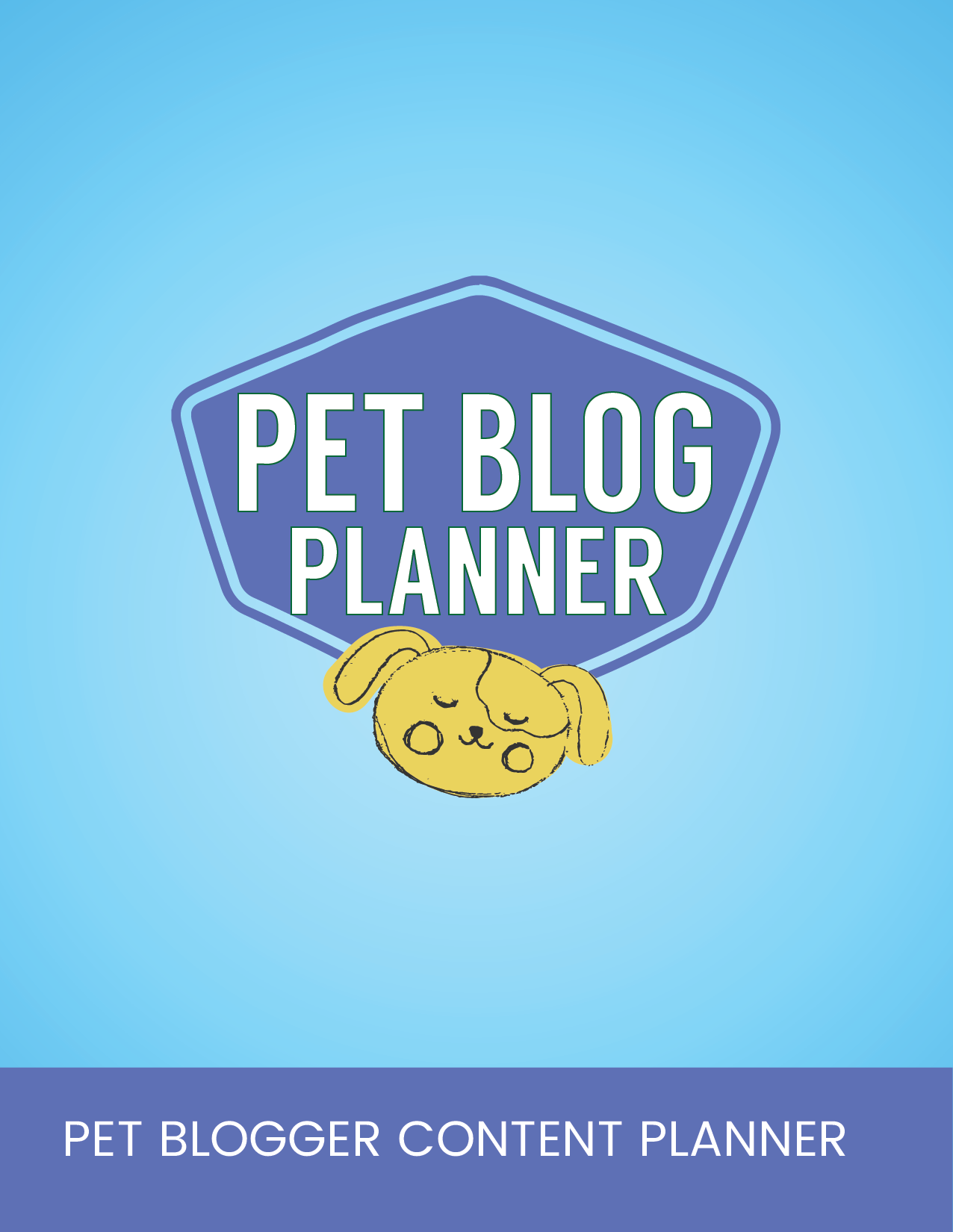Pet Blog Planner - Dog Cover 1 Pet Blog Planner
