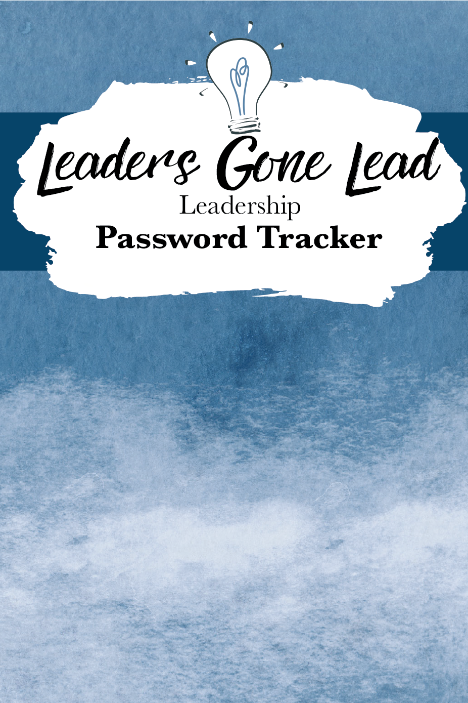 Leader Password Tracker 1 Leader Password Tracker